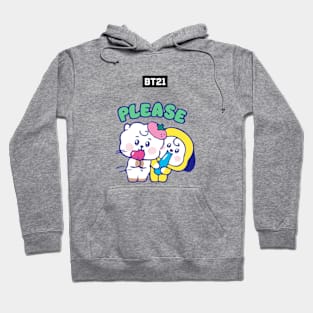 bt21 bts exclusive design 101 Hoodie